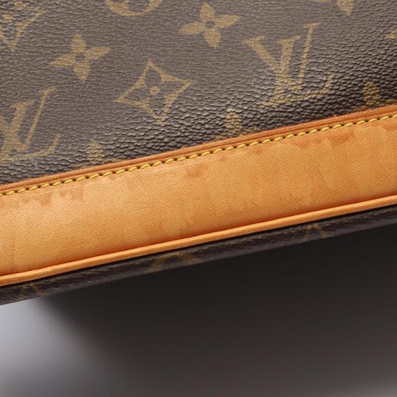 LOUIS VUITTON Authentic Brown Monogram Leather Shoulder Bag - Picture 9 of 13